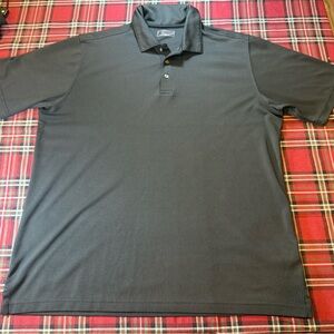 Bolle Men’s 3 Button Charcoal Polo Shirt XL